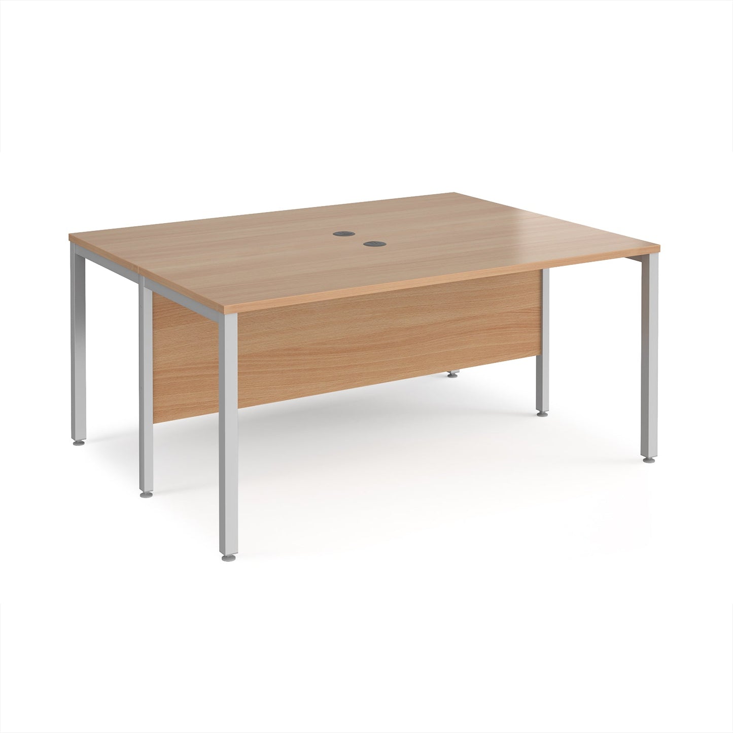 Maestro 25 bench back to back straight desks 1200mm