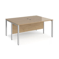 Maestro 25 bench back to back straight desks 1200mm