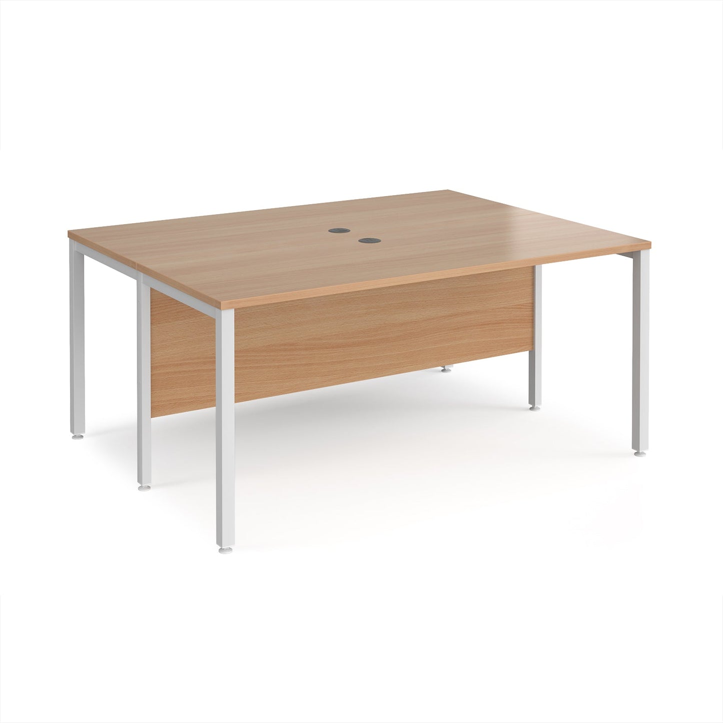 Maestro 25 bench back to back straight desks 1200mm