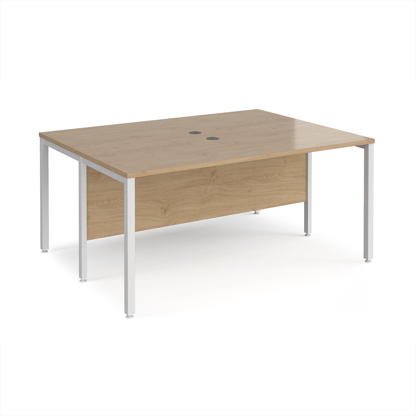 Maestro 25 bench back to back straight desks 1200mm