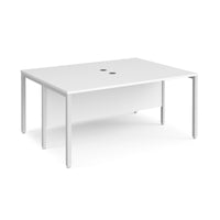 Maestro 25 bench back to back straight desks 1200mm