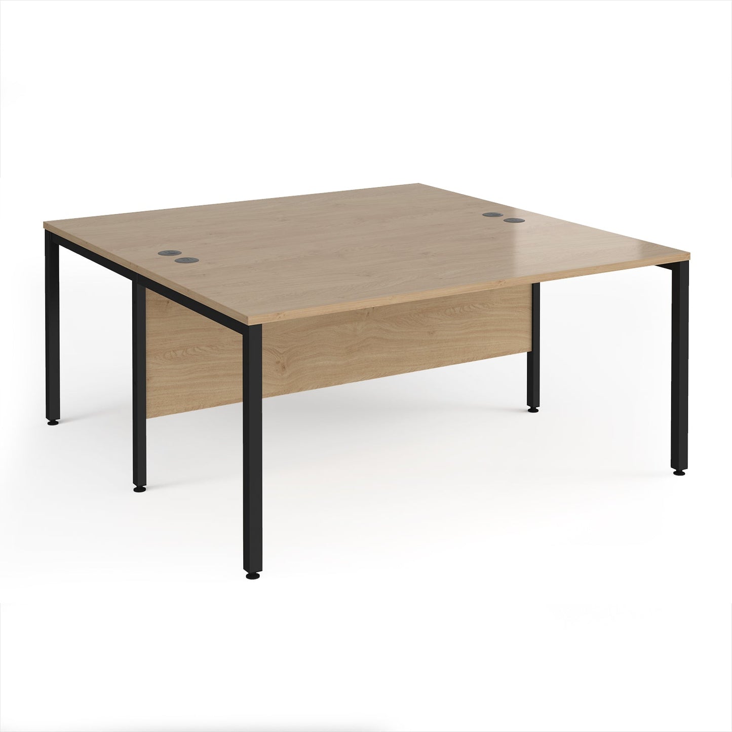 Maestro 25 bench back to back straight desks 1600mm