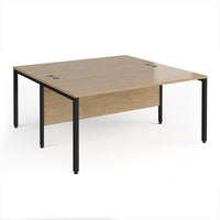 Maestro 25 bench back to back straight desks 1600mm