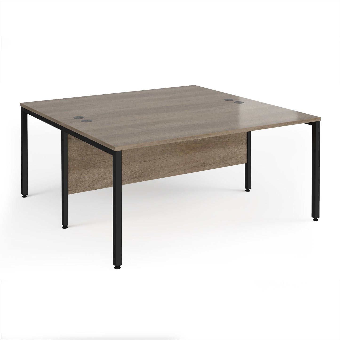 Maestro 25 bench back to back straight desks 1600mm