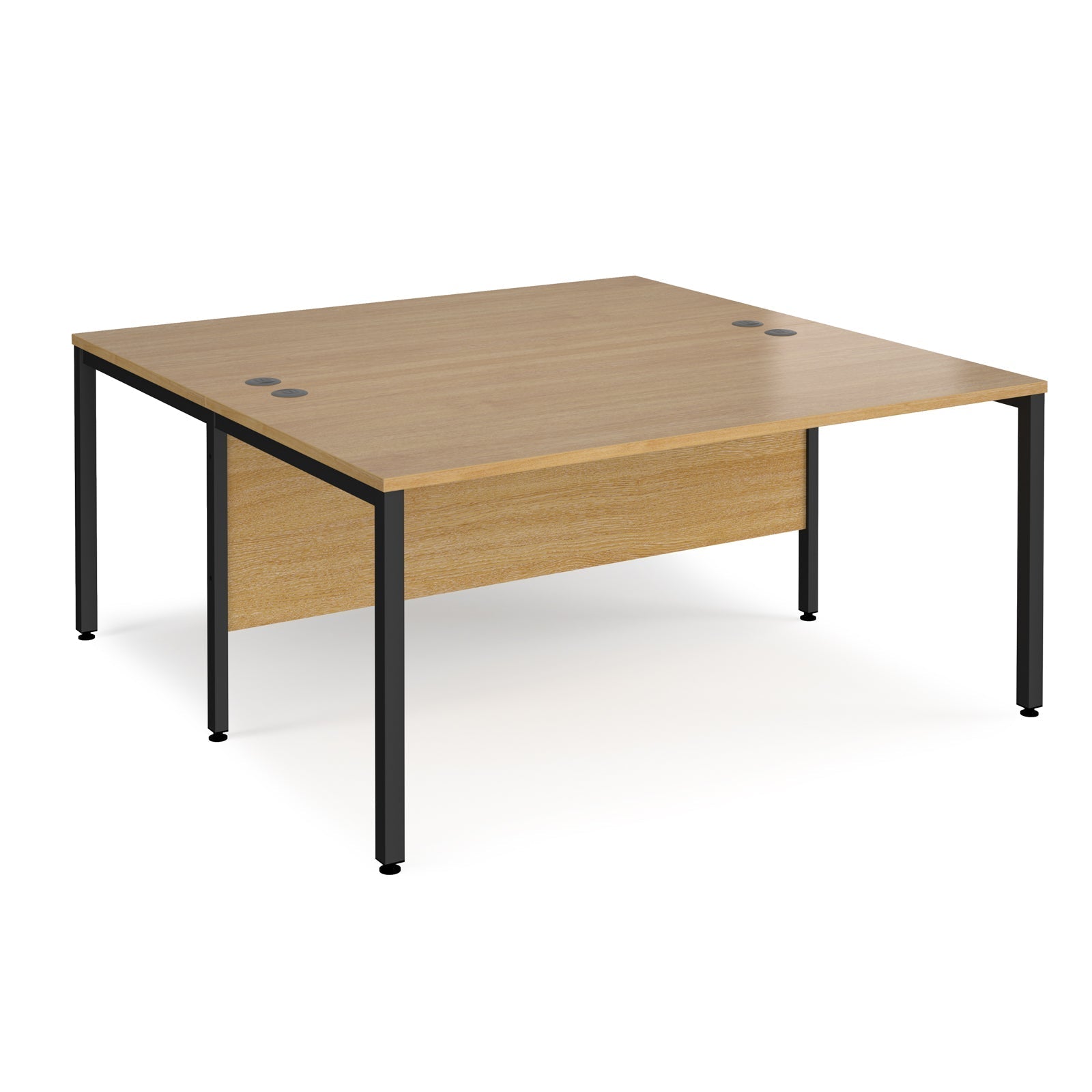 Maestro 25 bench back to back straight desks 1600mm