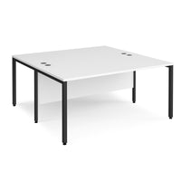 Maestro 25 bench back to back straight desks 1600mm