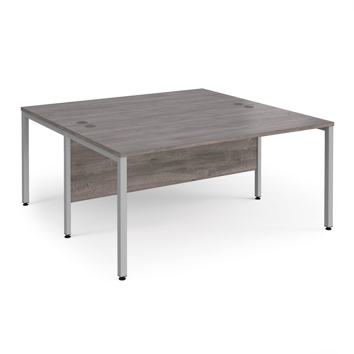 Maestro 25 bench back to back straight desks 1600mm