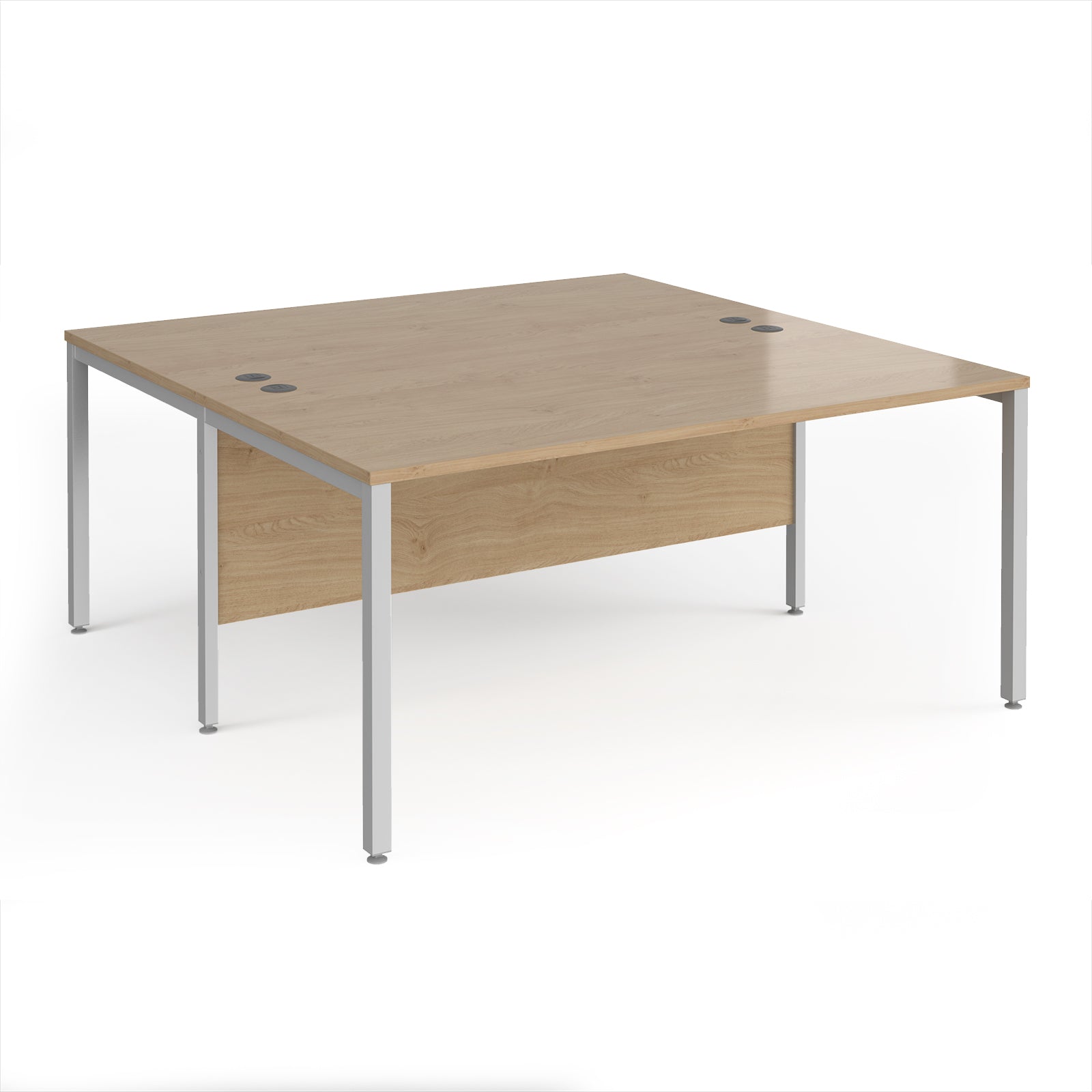Maestro 25 bench back to back straight desks 1600mm