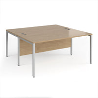 Maestro 25 bench back to back straight desks 1600mm