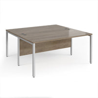 Maestro 25 bench back to back straight desks 1600mm
