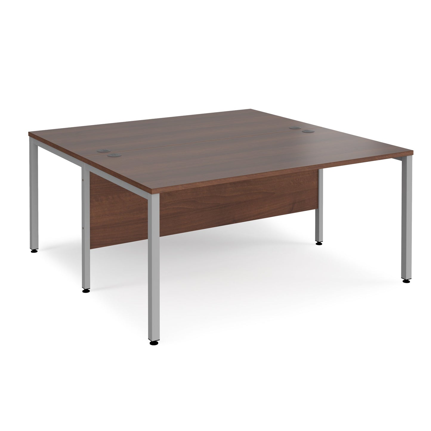 Maestro 25 bench back to back straight desks 1600mm