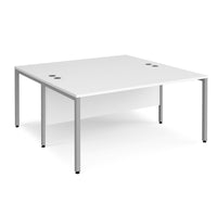 Maestro 25 bench back to back straight desks 1600mm