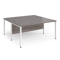 Maestro 25 bench back to back straight desks 1600mm
