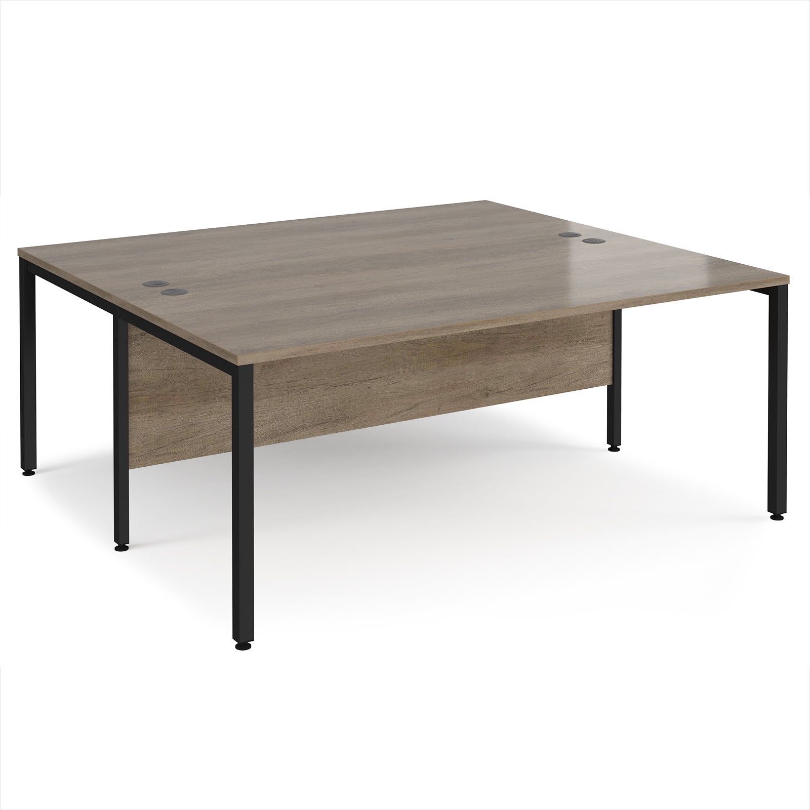 Maestro 25 bench back to back straight desks 1600mm