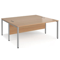 Maestro 25 bench back to back straight desks 1600mm