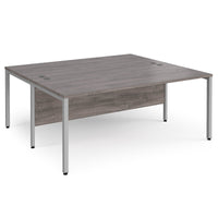 Maestro 25 bench back to back straight desks 1600mm