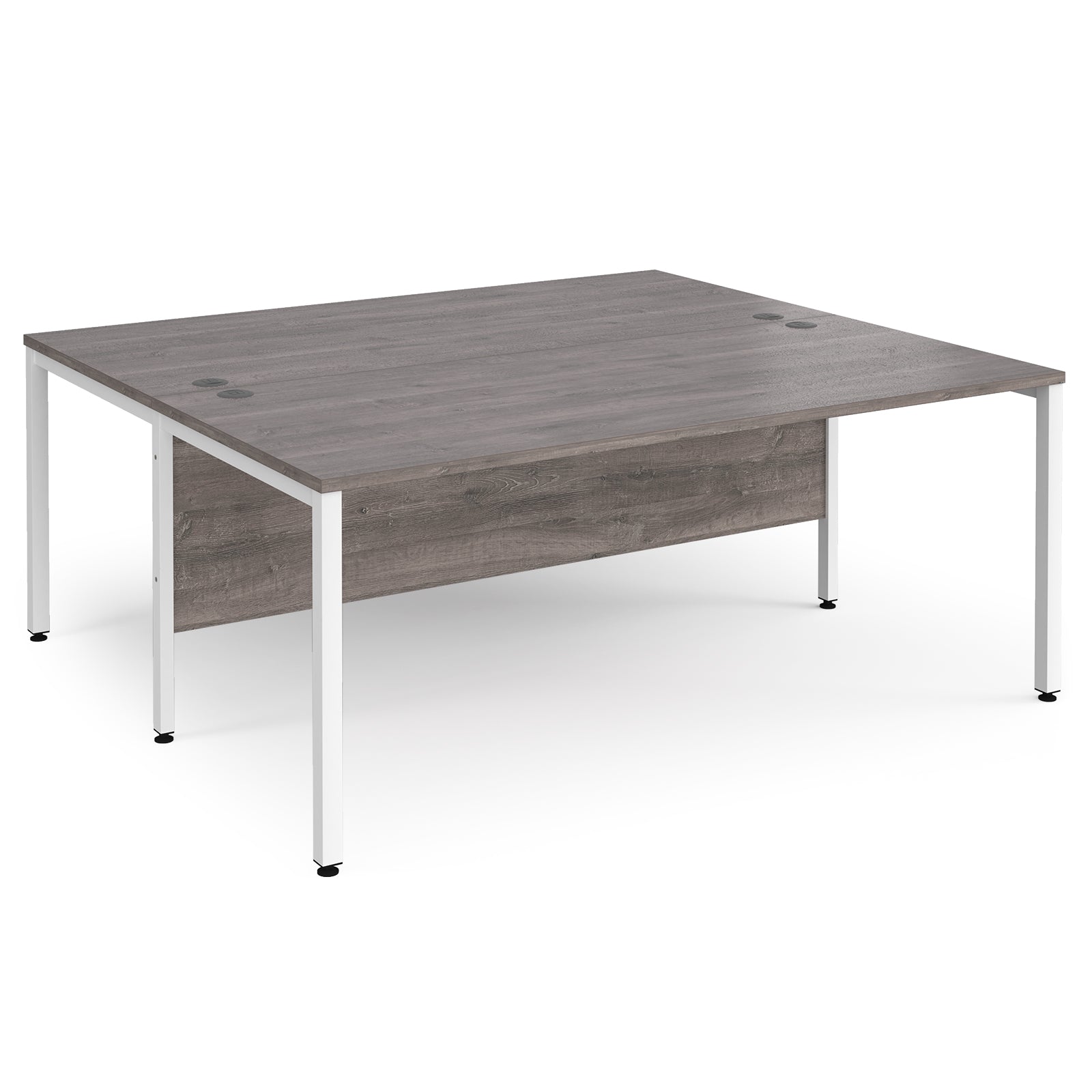 Maestro 25 bench back to back straight desks 1600mm