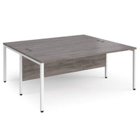 Maestro 25 bench back to back straight desks 1600mm