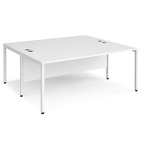 Maestro 25 bench back to back straight desks 1600mm