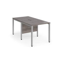 Maestro 25 bench back to back straight desks 1600mm