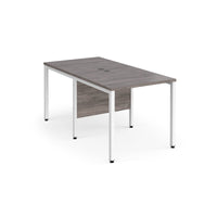 Maestro 25 bench back to back straight desks 1600mm