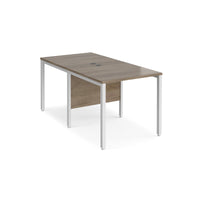 Maestro 25 bench back to back straight desks 1600mm