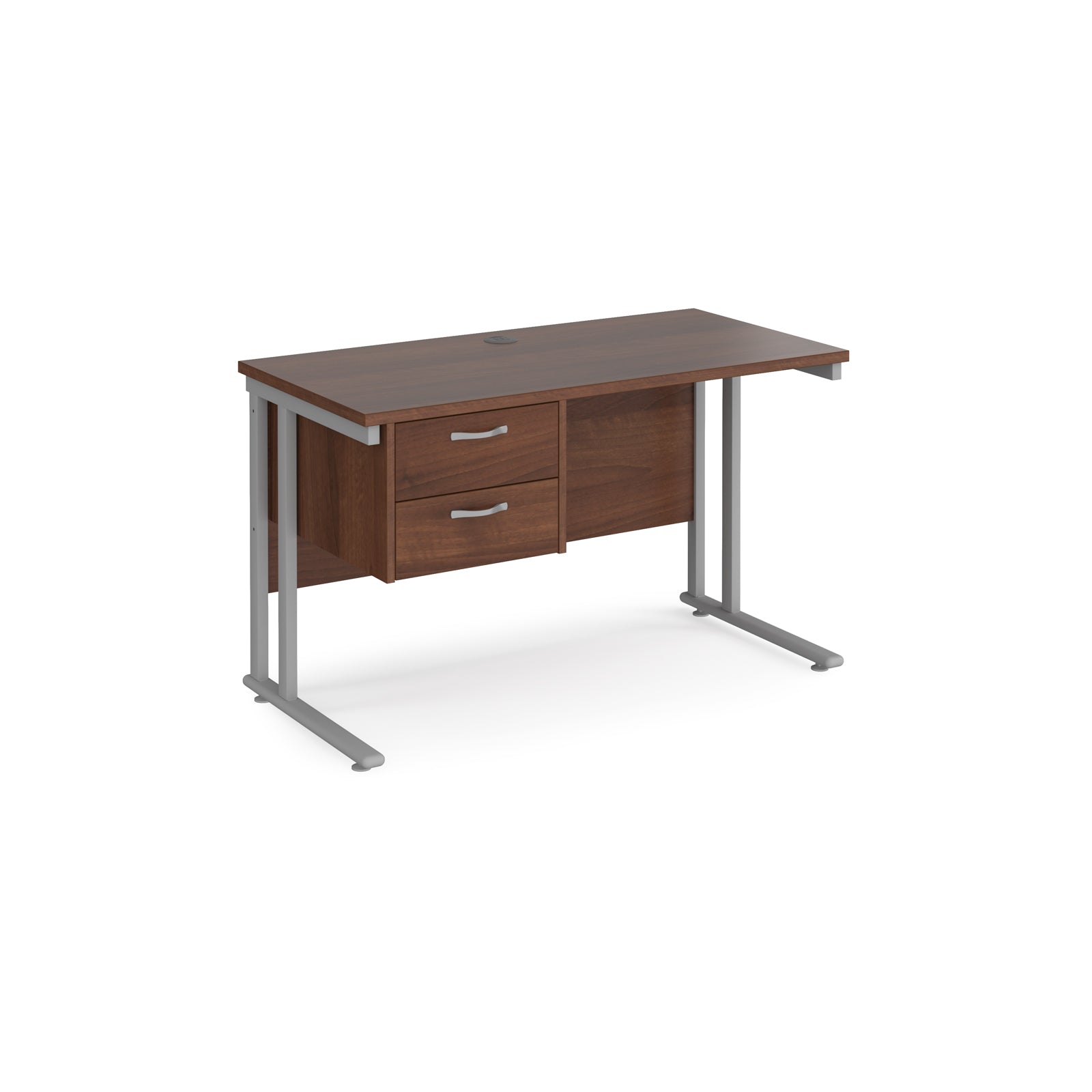 Maestro 25 Cantilever 600Mm Deep Desk With 2 Drawer Ped