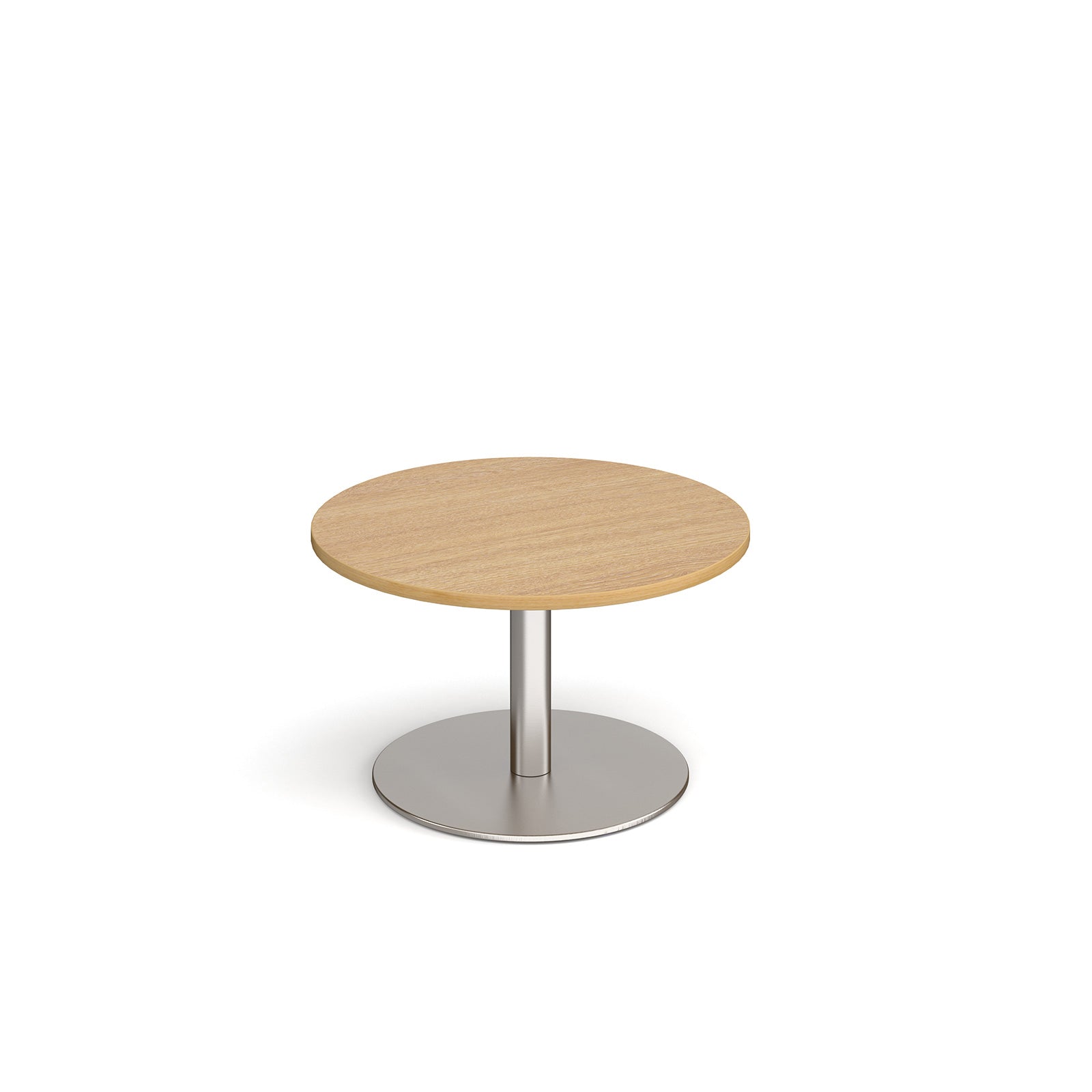 Monza circular coffee table with flat round base