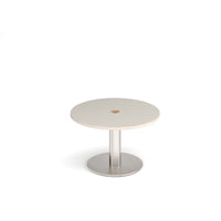 Monza circular power ready coffee table