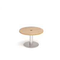 Monza circular power ready coffee table