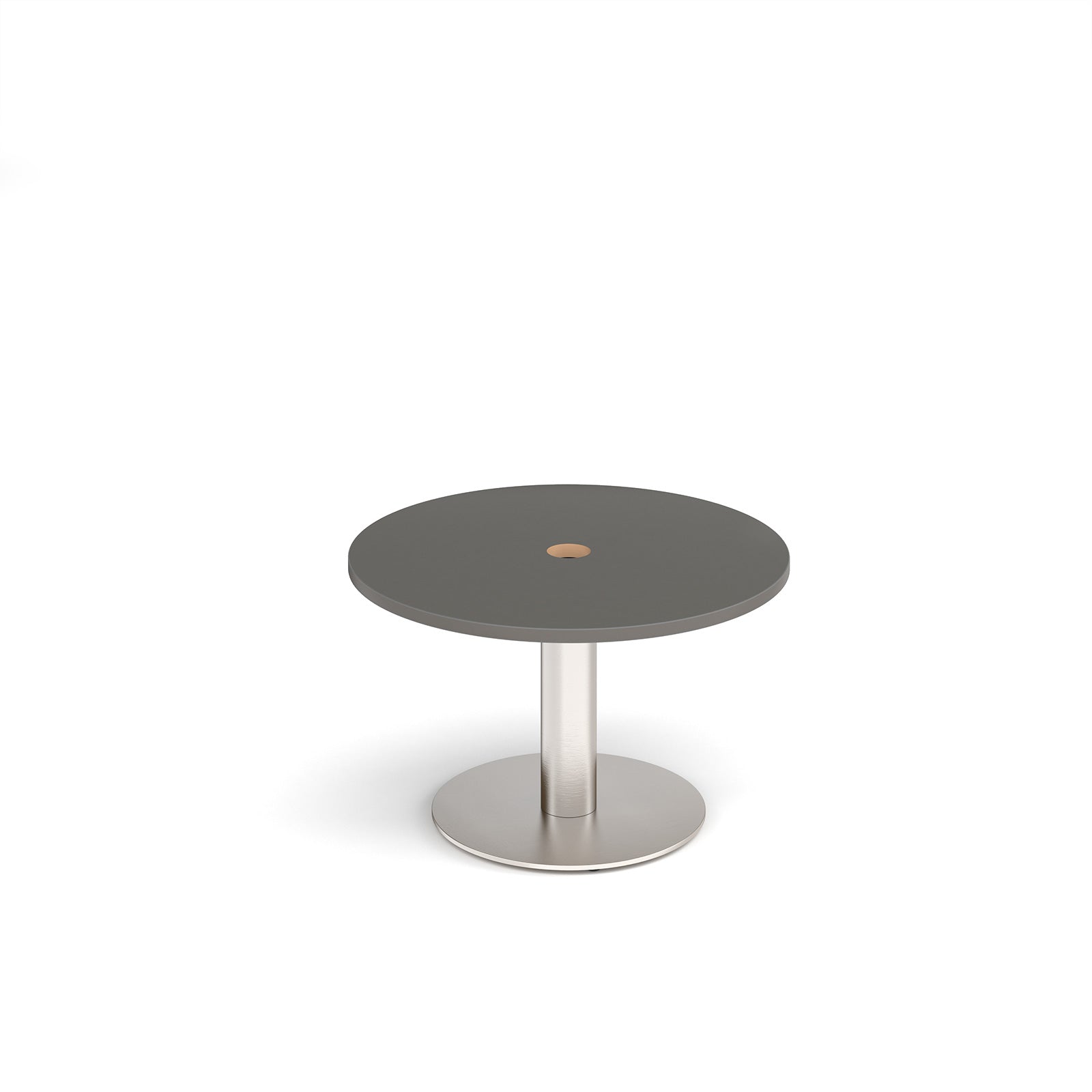 Monza circular power ready coffee table