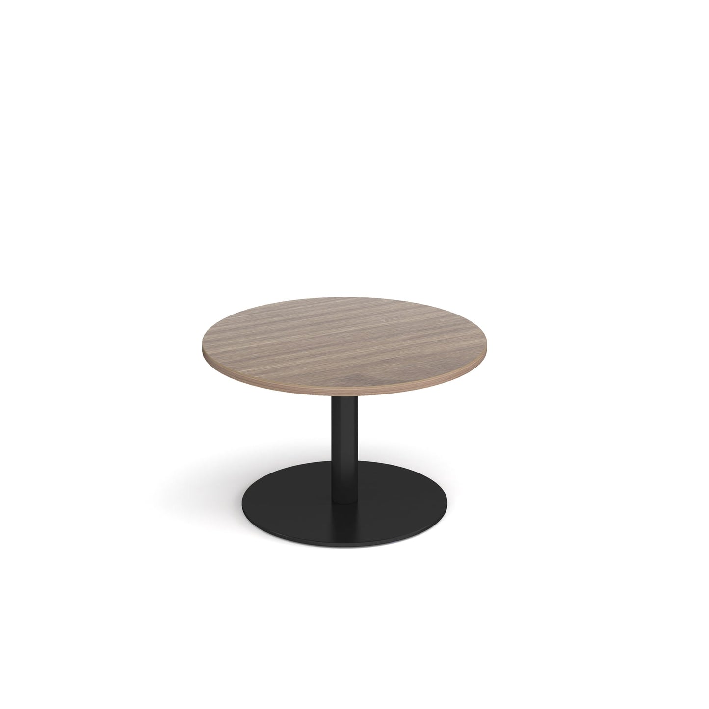 Monza circular coffee table with flat round base