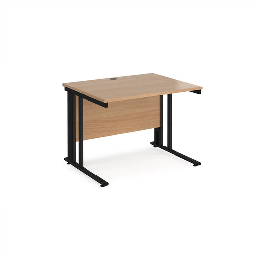 Maestro 25 cable managed 800mm deep desk