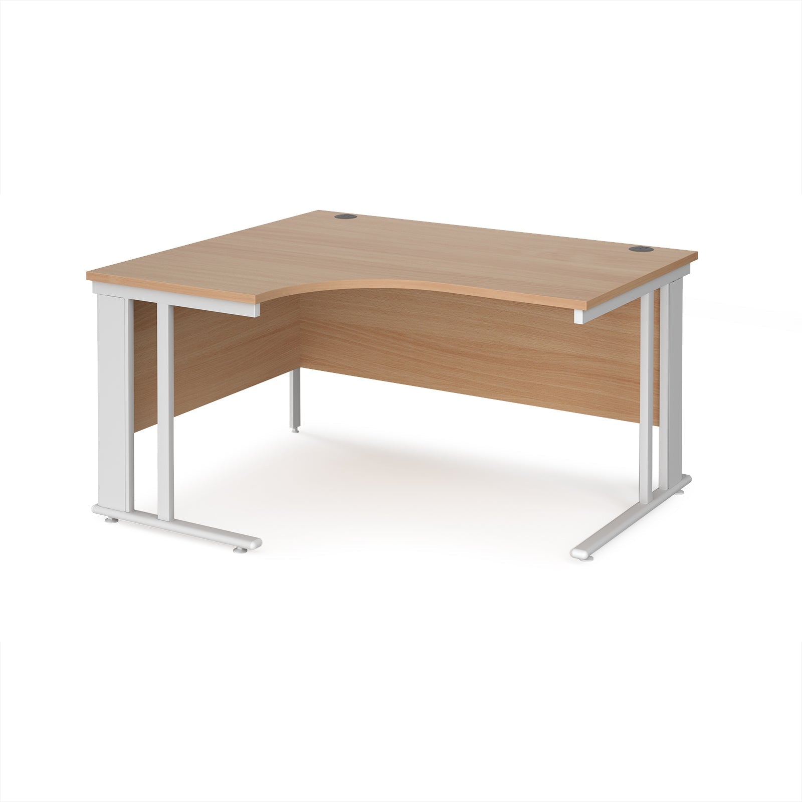 Maestro 25 cable managed left hand ergonomic desk