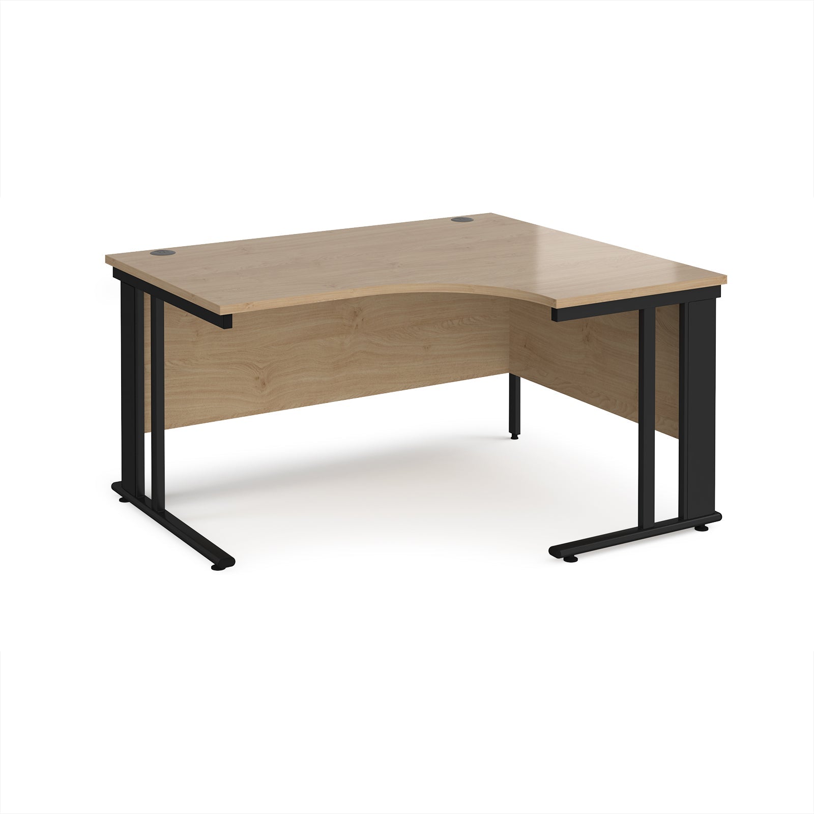 Maestro 25 cable managed right hand ergonomic desk