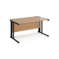 Maestro 25 cable managed 800mm deep desk