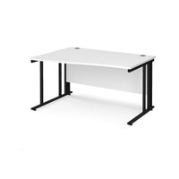 Maestro 25 cable managed left hand wave desk