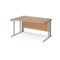 Maestro 25 cable managed left hand wave desk