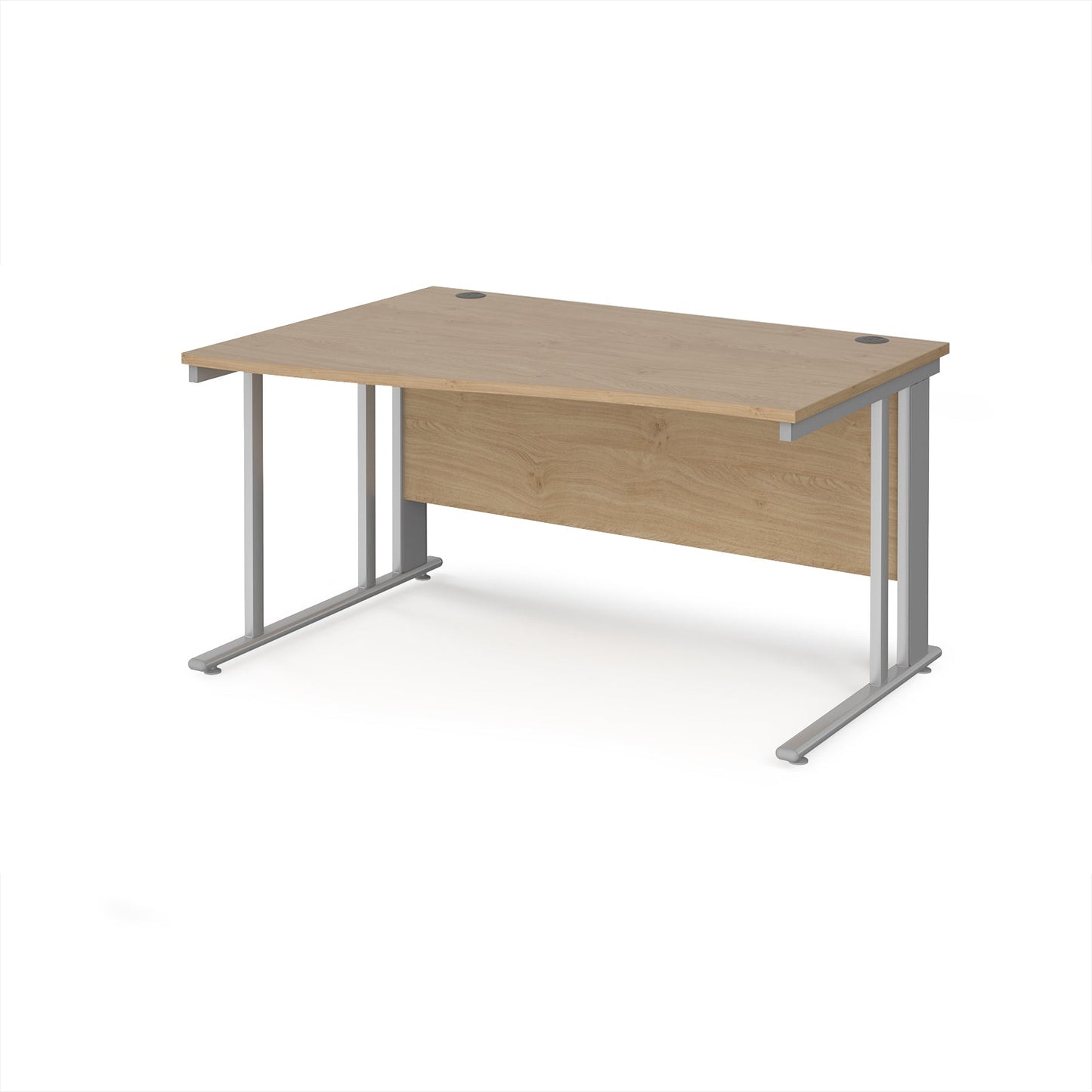 Maestro 25 cable managed left hand wave desk