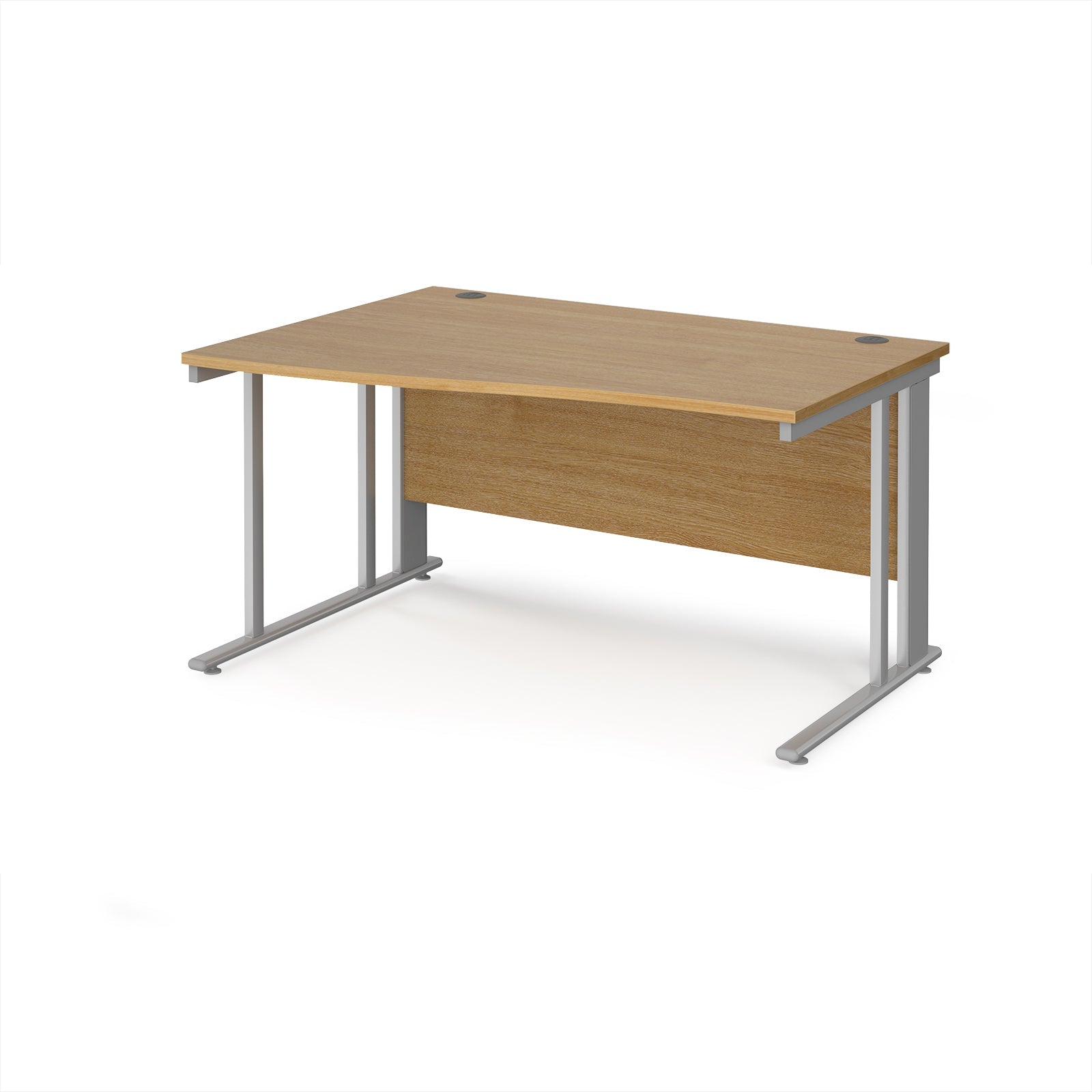 Maestro 25 cable managed left hand wave desk