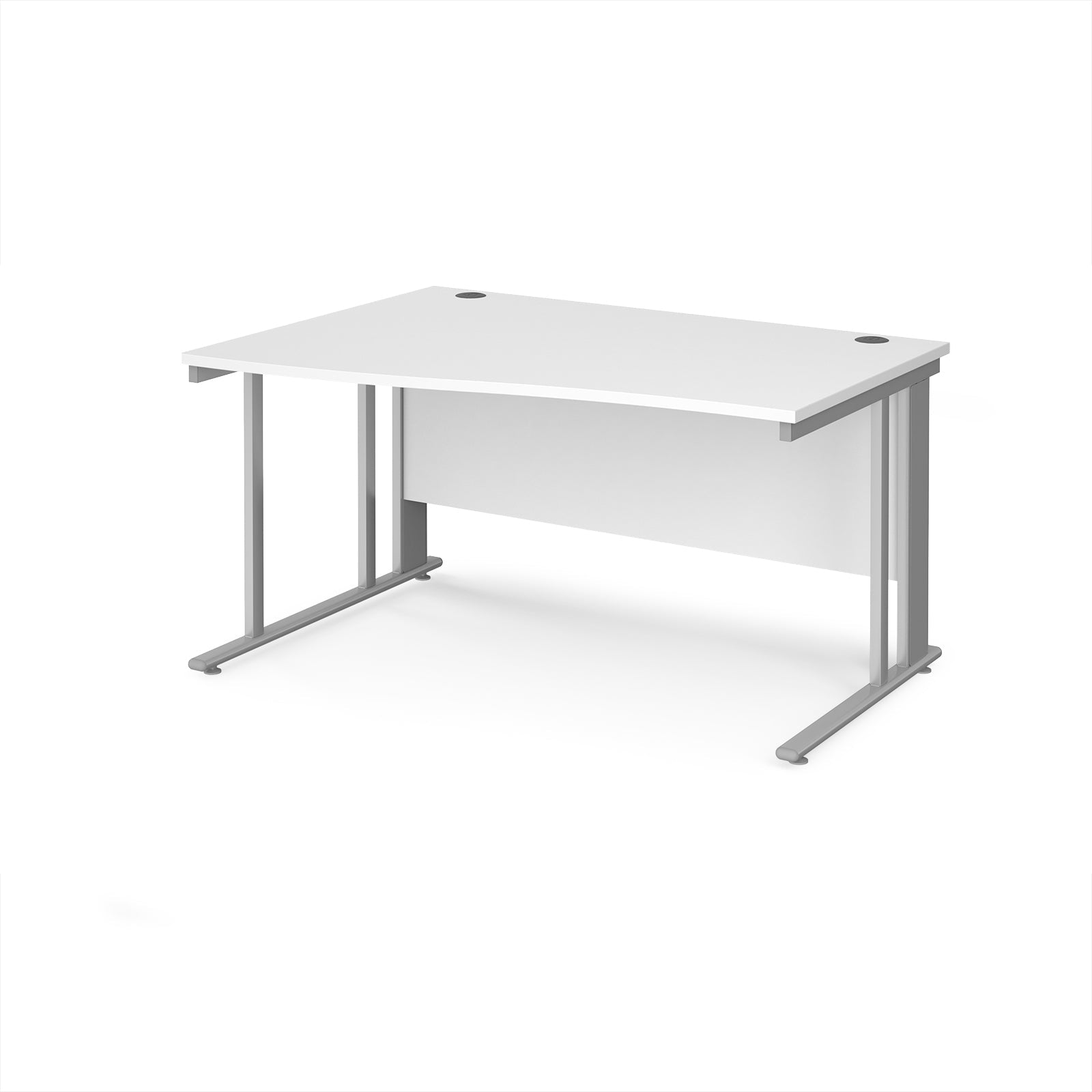 Maestro 25 cable managed left hand wave desk