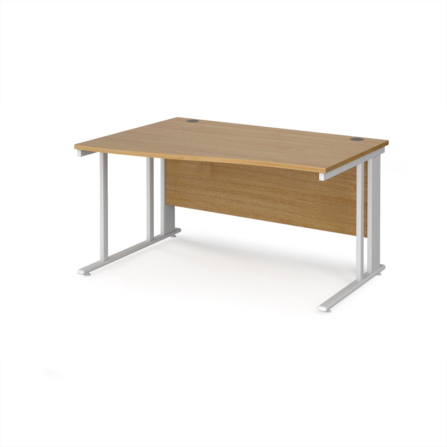 Maestro 25 cable managed left hand wave desk