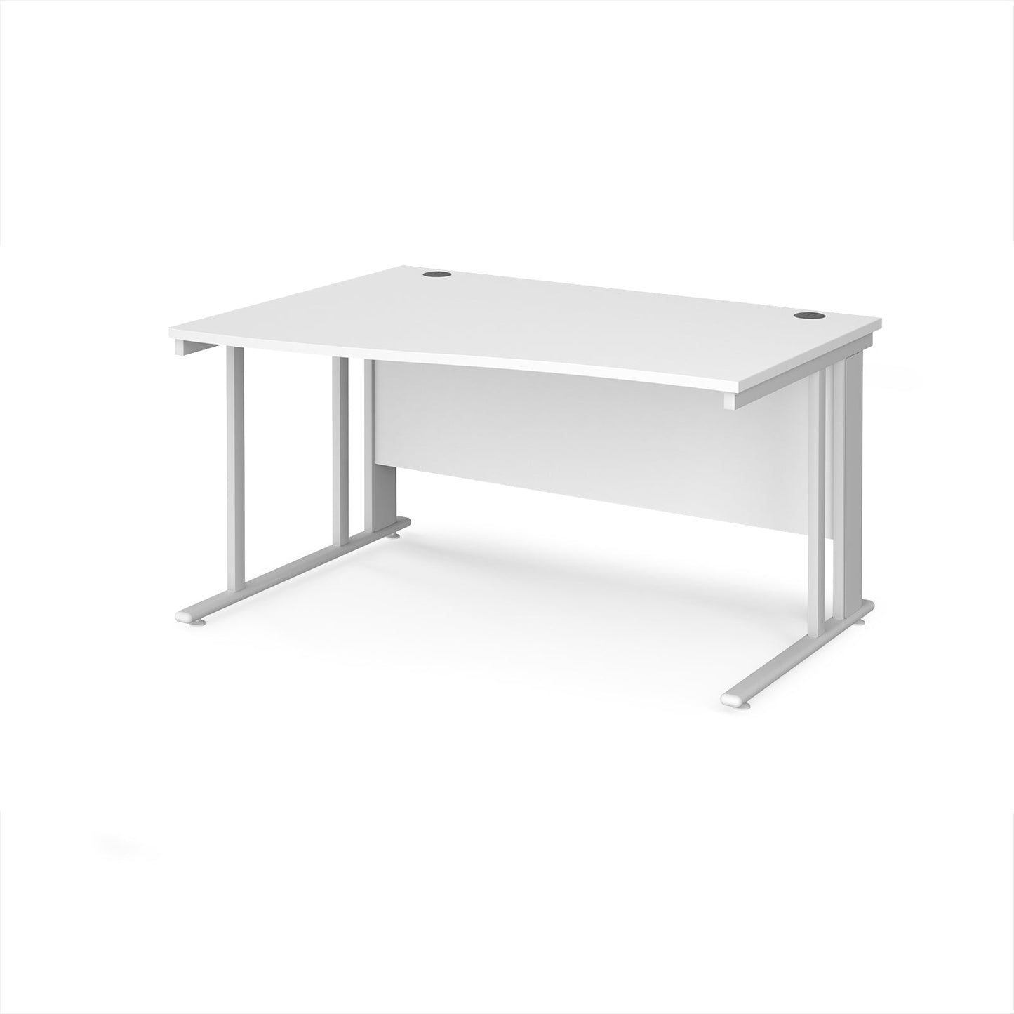 Maestro 25 cable managed left hand wave desk