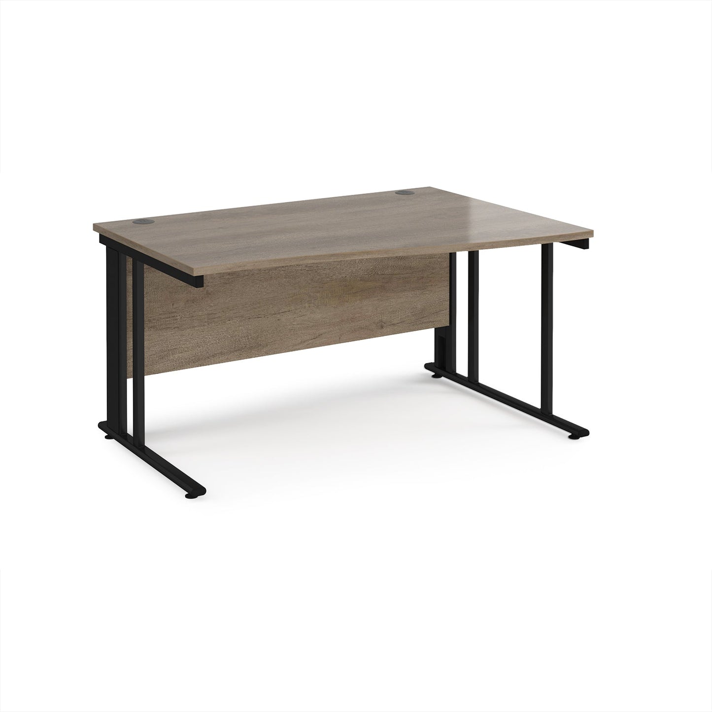 Maestro 25 cable managed right hand wave desk