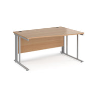 Maestro 25 cable managed right hand wave desk