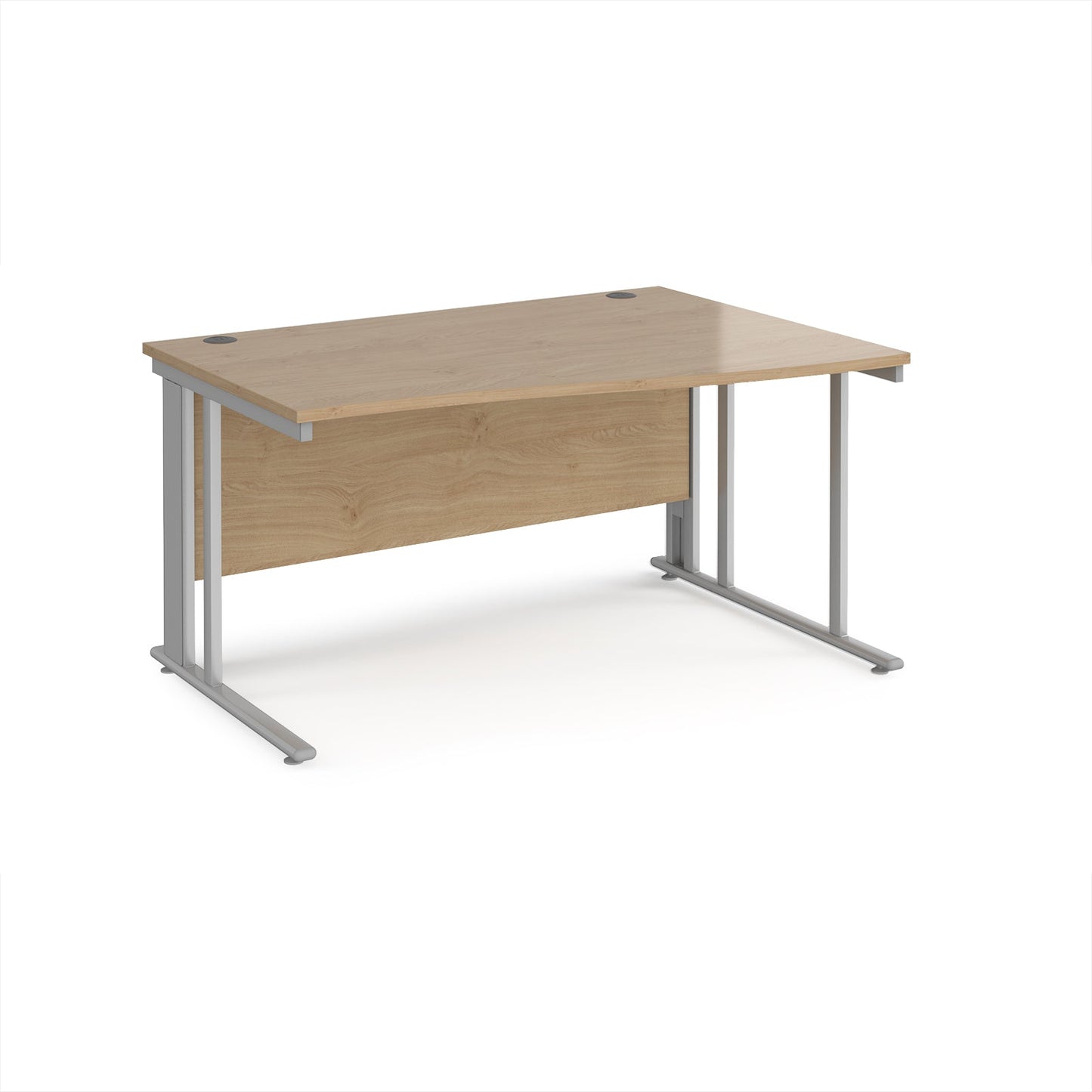 Maestro 25 cable managed right hand wave desk