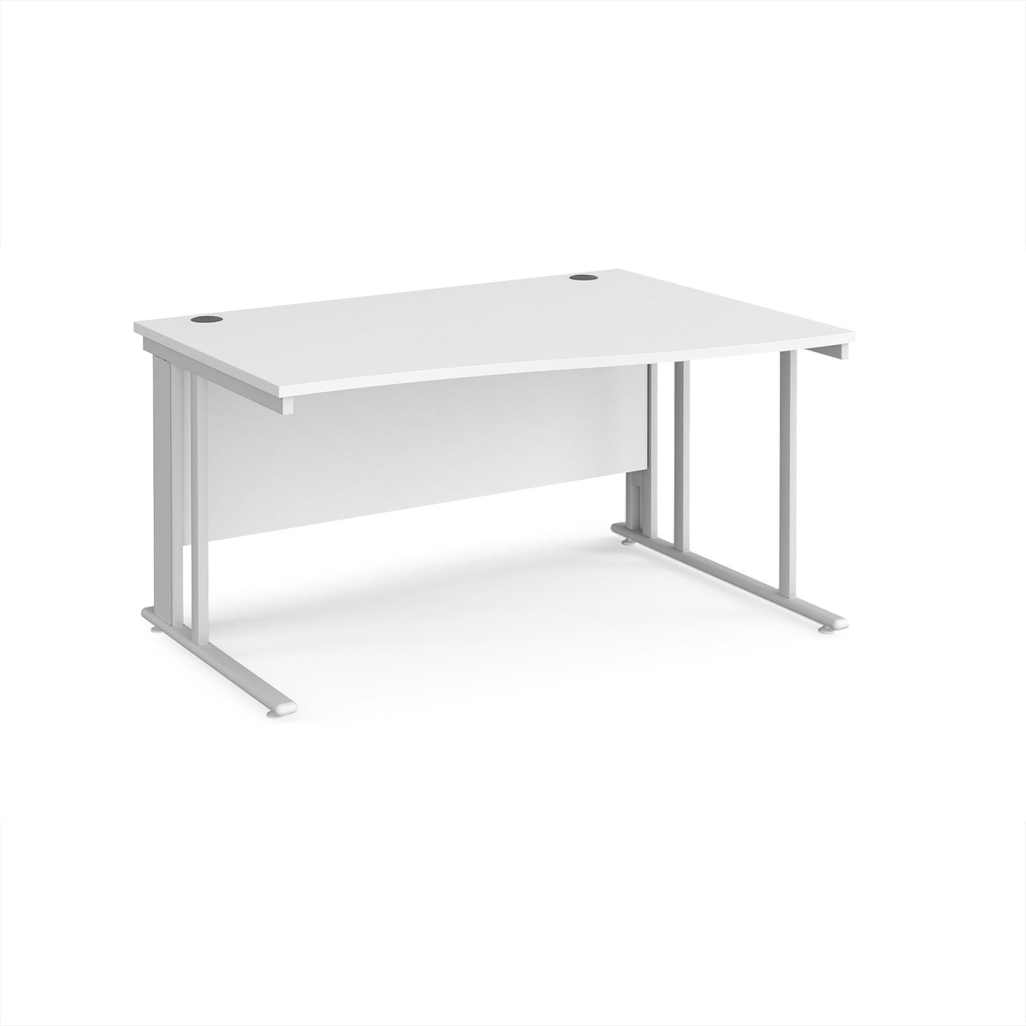 Maestro 25 cable managed right hand wave desk