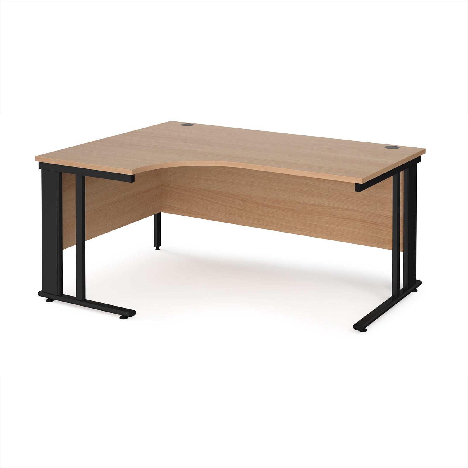 Maestro 25 cable managed left hand ergonomic desk