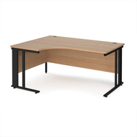 Maestro 25 cable managed left hand ergonomic desk