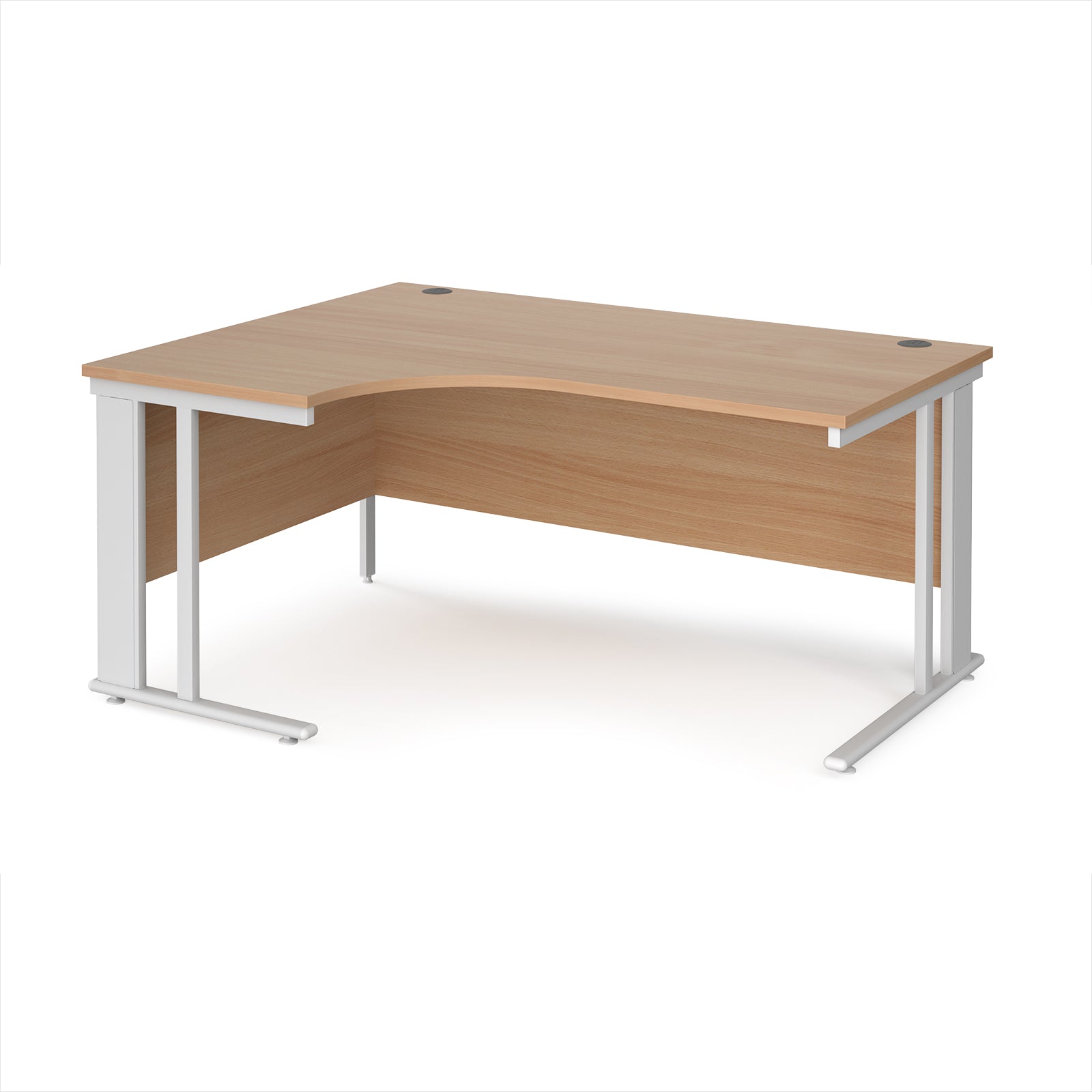 Maestro 25 cable managed left hand ergonomic desk